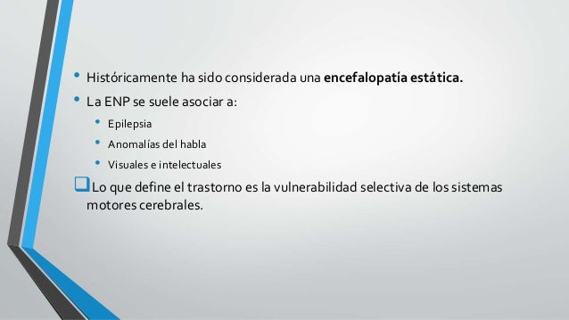 encefalopatia estatica